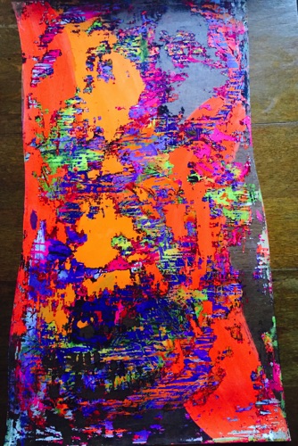 Irene Laksine large acrylic on PVC ref 5